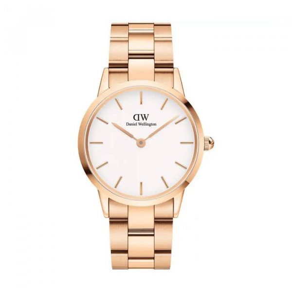 DANIEL WELLINGTON Iconic Link Rose/Valkoinen 36mm DW00100209