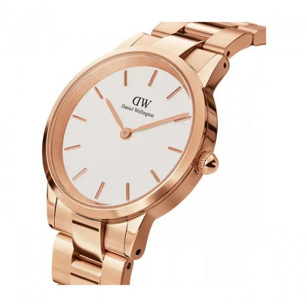 DANIEL WELLINGTON Iconic Link Rose/Valkoinen 36mm DW00100209
