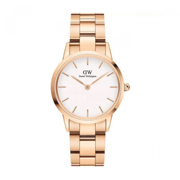DANIEL WELLINGTON Iconic Link Rose/Valkoinen 32mm DW00100211