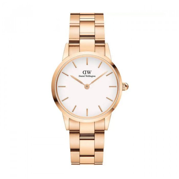 DANIEL WELLINGTON Iconic Link Rose/Valkoinen 28mm DW00100213