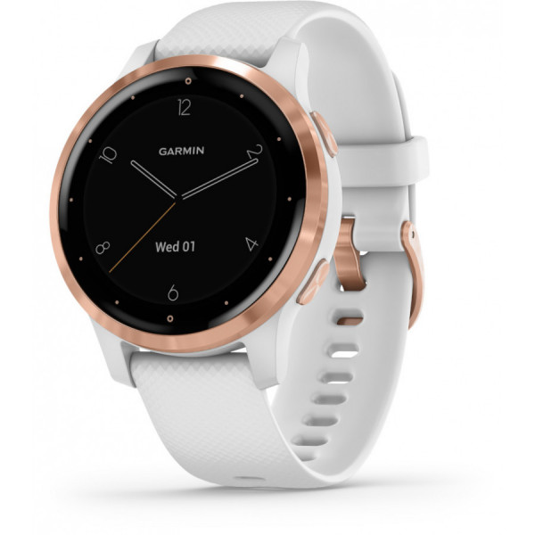 GARMIN Vivoactive 4S White and Rose Gold GPS-älykello 010-02172-22