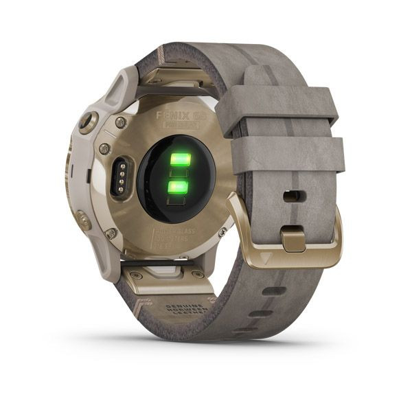 GARMIN Fenix 6S Pro Solar Gold Suede 010-02409-26