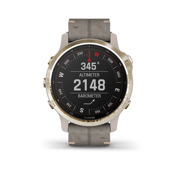GARMIN Fenix 6S Pro Solar Gold Suede 010-02409-26