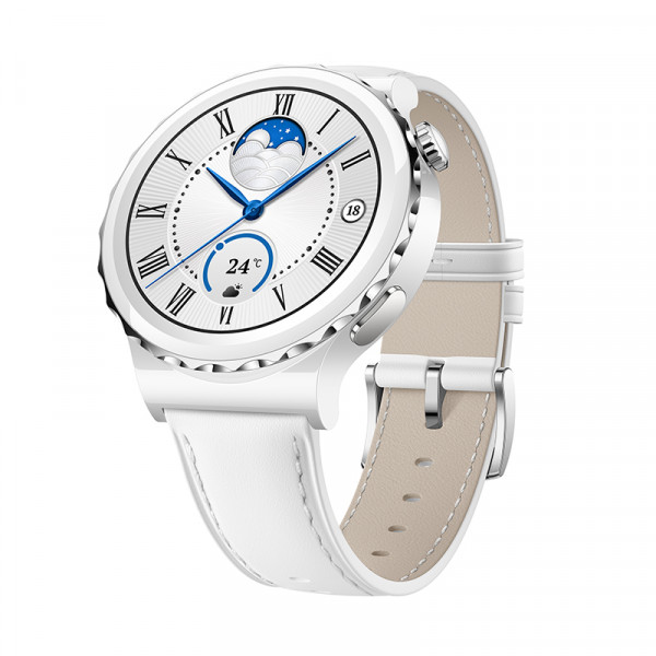 HUAWEI Watch GT3 Pro White Ceramic 43 mm nahkaranneke 55028825