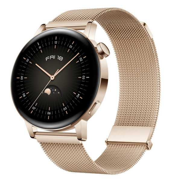 HUAWEI Watch GT3 Rosegold 42 mm mesh-ranneke 55027151