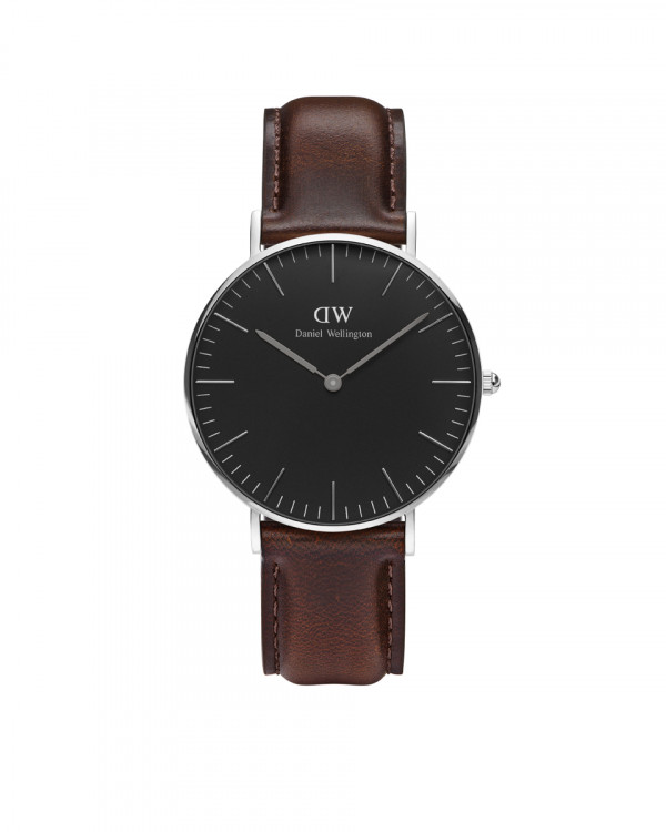 DANIEL WELLINGTON Classic Black Bristo naisten kello