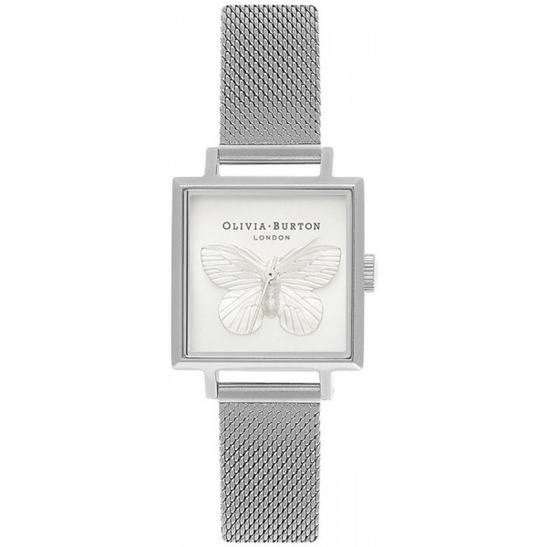 OLIVIA BURTON 3D Butterfly Mesh Silver OB16MB15