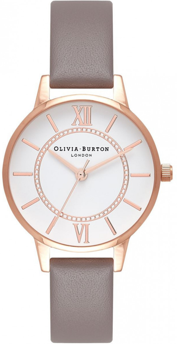 OLIVIA BURTON Wonderland London Grey & Rose Gold OB16WD63