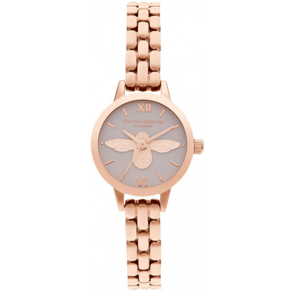 OLIVIA BURTON 3D Bee, Blush Dial & Rose Gold OB16MC53