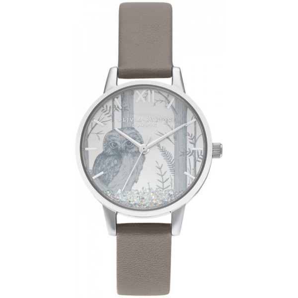 OLIVIA BURTON Snow Globe Vegan London grey OB16SG10