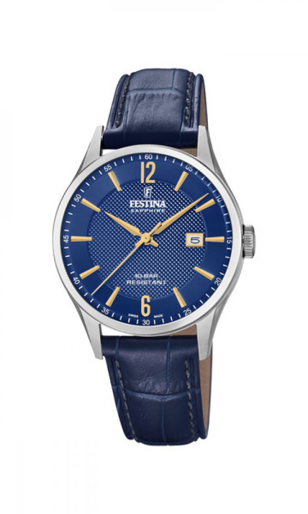 FESTINA Miesten rannekello sininen taulu ja ranne