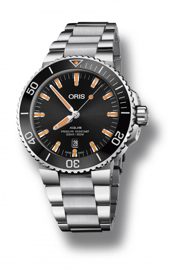 ORIS AQUIS date miesten rannekello