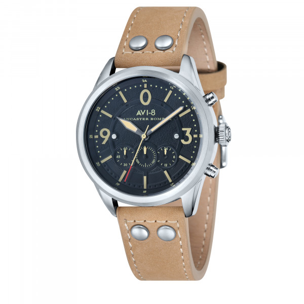 AVI-8 Lancaster Bomber miesten rannekello AV-4024-02