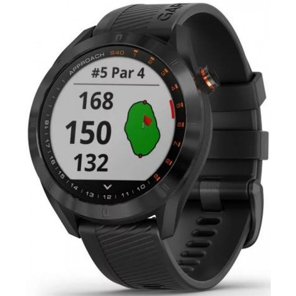 GARMIN Approach S40 Black Stainless Steel with Black Band 010-02140-01 Golfkello