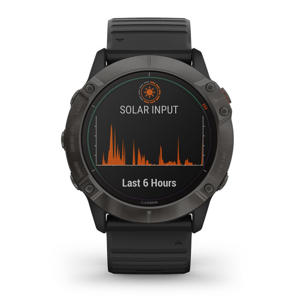 GARMIN Fenix 6X Pro Solar Titanium Carbon Gray DLC älykello 010-02157-21
