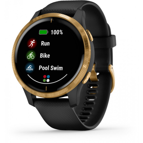 GARMIN Venu Black Gold AMOLED GPS-älykello 010-02173-32