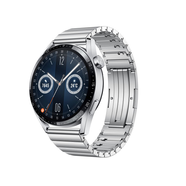 HUAWEI Watch GT3 Silver 46 mm teräsranneke 55026957