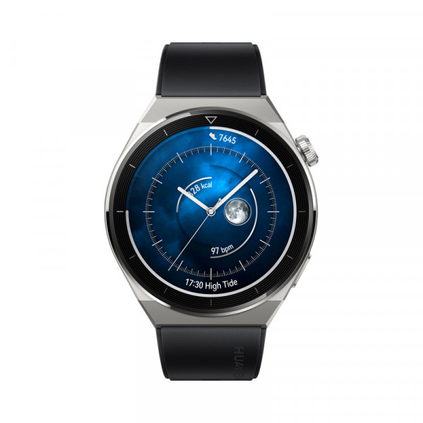 HUAWEI Watch GT3 Pro 46mm musta fluoroelastomeeriranneke 55028468