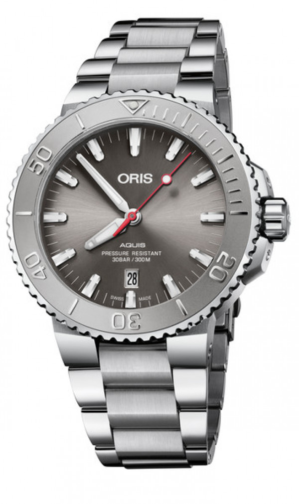 ORIS AQUIS Date Relief 01 733 7730 4153-07 8 24 05PEB