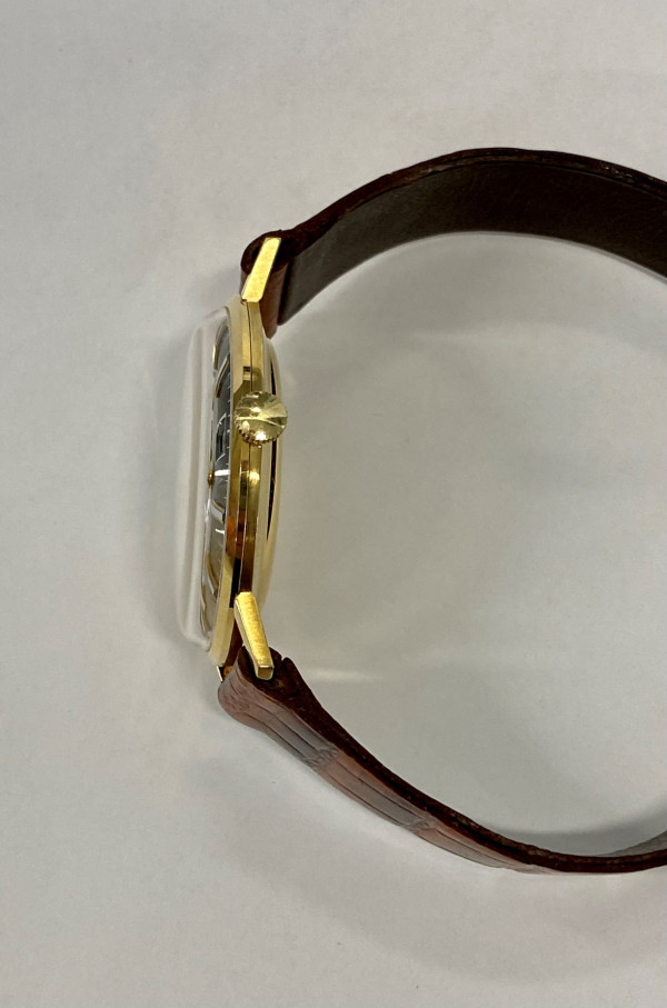 CINY Vintage kultakello 18k nahkaranneke