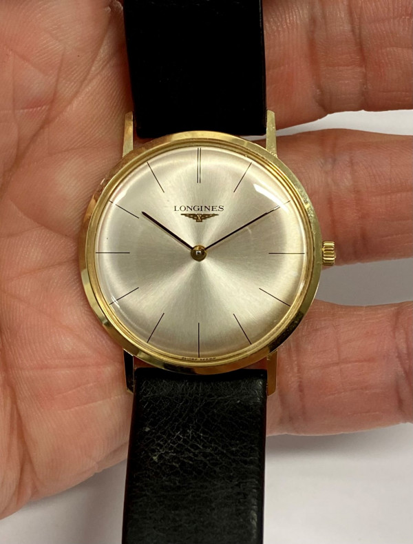 LONGINES kultakello 18k cal 428