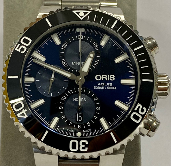 ORIS Aquis Chronograph 01 774 7743 4155-07 8 24 05PEB