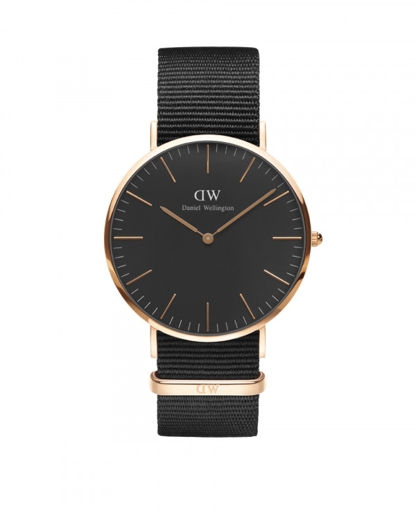 DANIEL WELLINGTON Classic Black Cornwa miesten kello