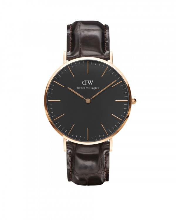 DANIEL WELLINGTON Classic Black York miesten kello