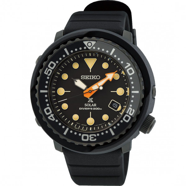 SEIKO Prospex Solar Black Series Limited Edition Tuna SNE577P1