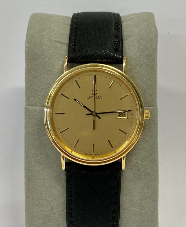 OMEGA quartz kultakello 18k