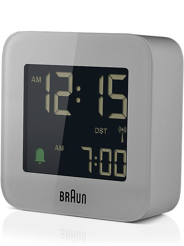 BRAUN digitaalinen herätyskello harmaa BC08G