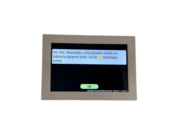 Älykäs puhuva digitaalinen kalenterikello