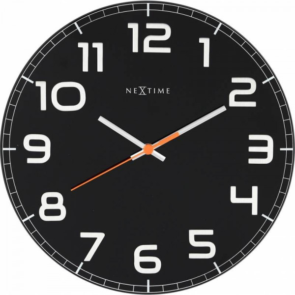 Nextime Classy Round Black 8817ZW