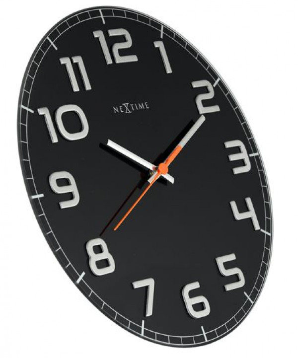 Nextime Classy Round Black 8817ZW