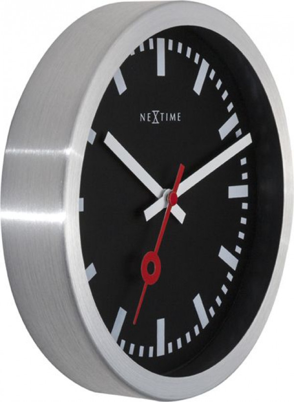 Nextime Station Aluminium black 3998STZW