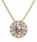 Kohinoor Garda timanttiriipus 0,12ct Topaasilla 213-423-12