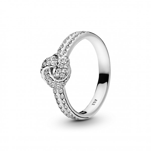 PANDORA Sormus LOVE KNOT CLEAR CUBIC ZIRKON