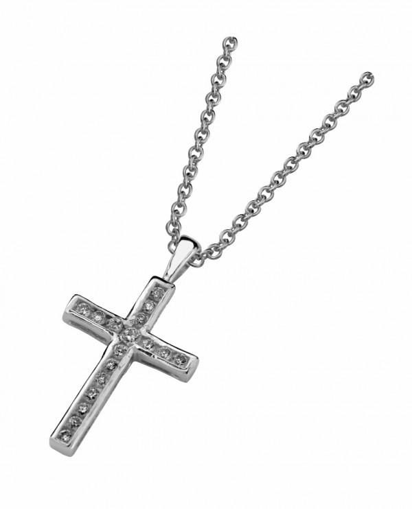 Hopearisti ketjulla 42/45cm