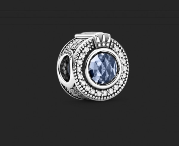 PANDORA Sparkling Blue Crown 799058C01
