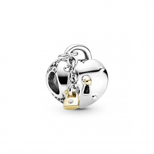 PANDORA Hela HEART PADLOCK 14K CHARM 799160C01