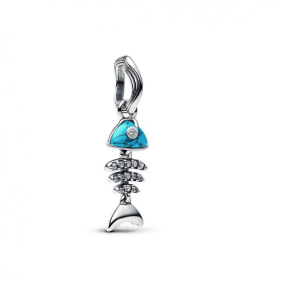 Pandora Turkoosi Kalanruoto Charm Hela 793894C01