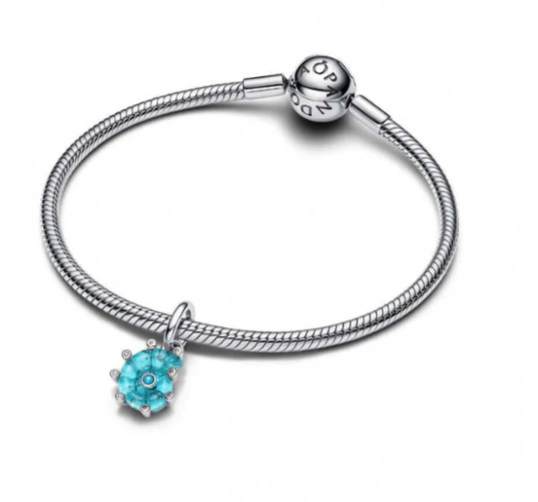 Pandora Blue Muranolasi Sea Snail Charm Hela 793900C01