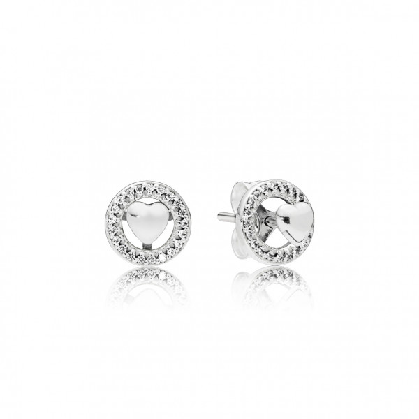 Forever PANDORA Hearts Stud Earrings