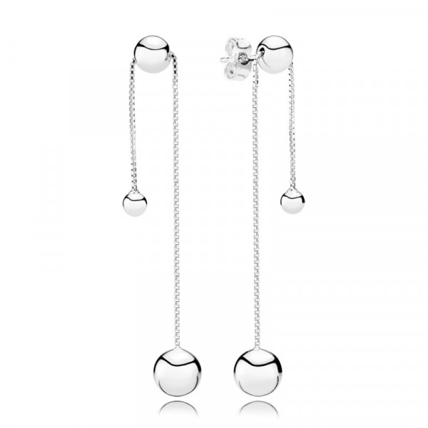 PANDORA String of Beads Drop Earrings