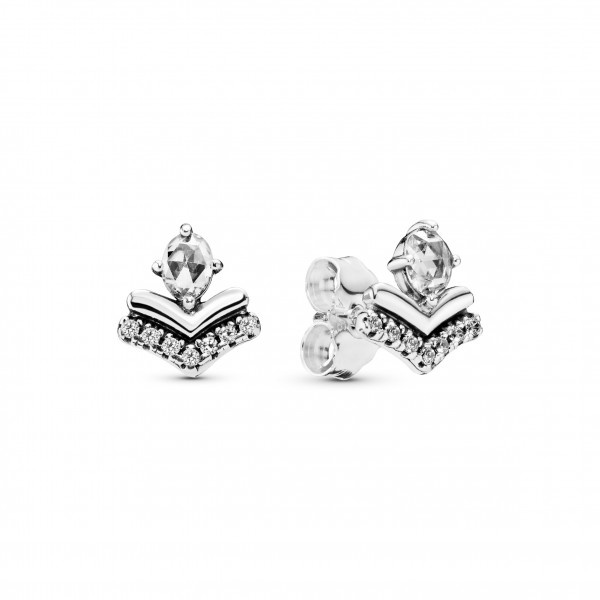 PANDORA Korvakorut CZ WISHBONE