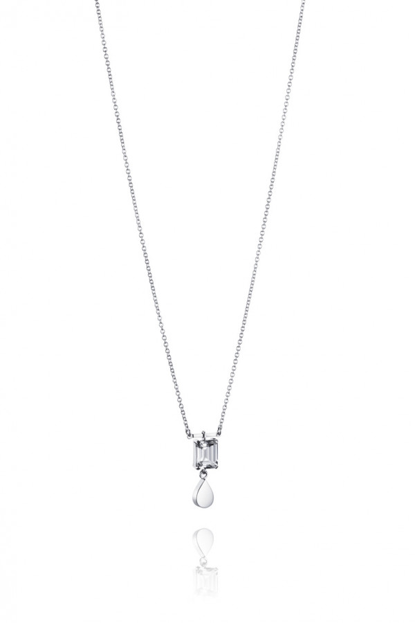 EFVA ATTLING Crystal Drop 42/45cm Kaulakoru