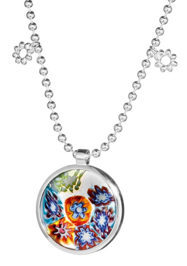 KALEVALA KORU Millefiori hopeakaulaketju