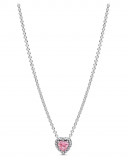 Pandora Timeless pinkki sydänkaulakoru 398425C02-45