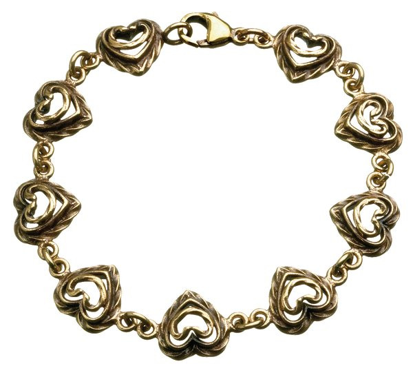 KALEVALA KORU Talon sydän pronssirannekoru 18,5cm 356500010