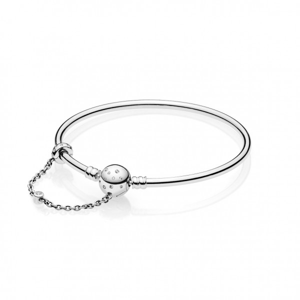 PANDORA Rannekoru kova rengas turvaketjulla 597846CZ-19